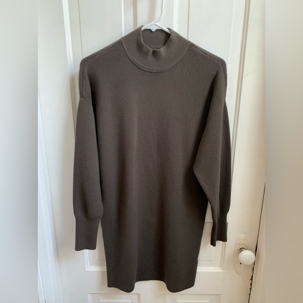Abercrombie & Fitch Soft Collection Chocolate Brown Dress Small Neutral
